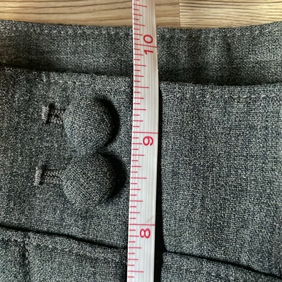 Ann Taylor Margo cropped trousers Gray Womens 2 Neutral Business casual Career - Picture 7 of 14